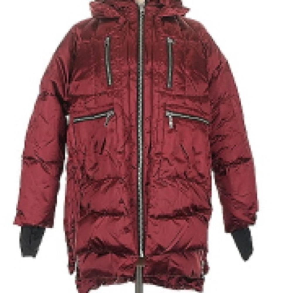 Orolay Puffer Jacket with Zipper Details